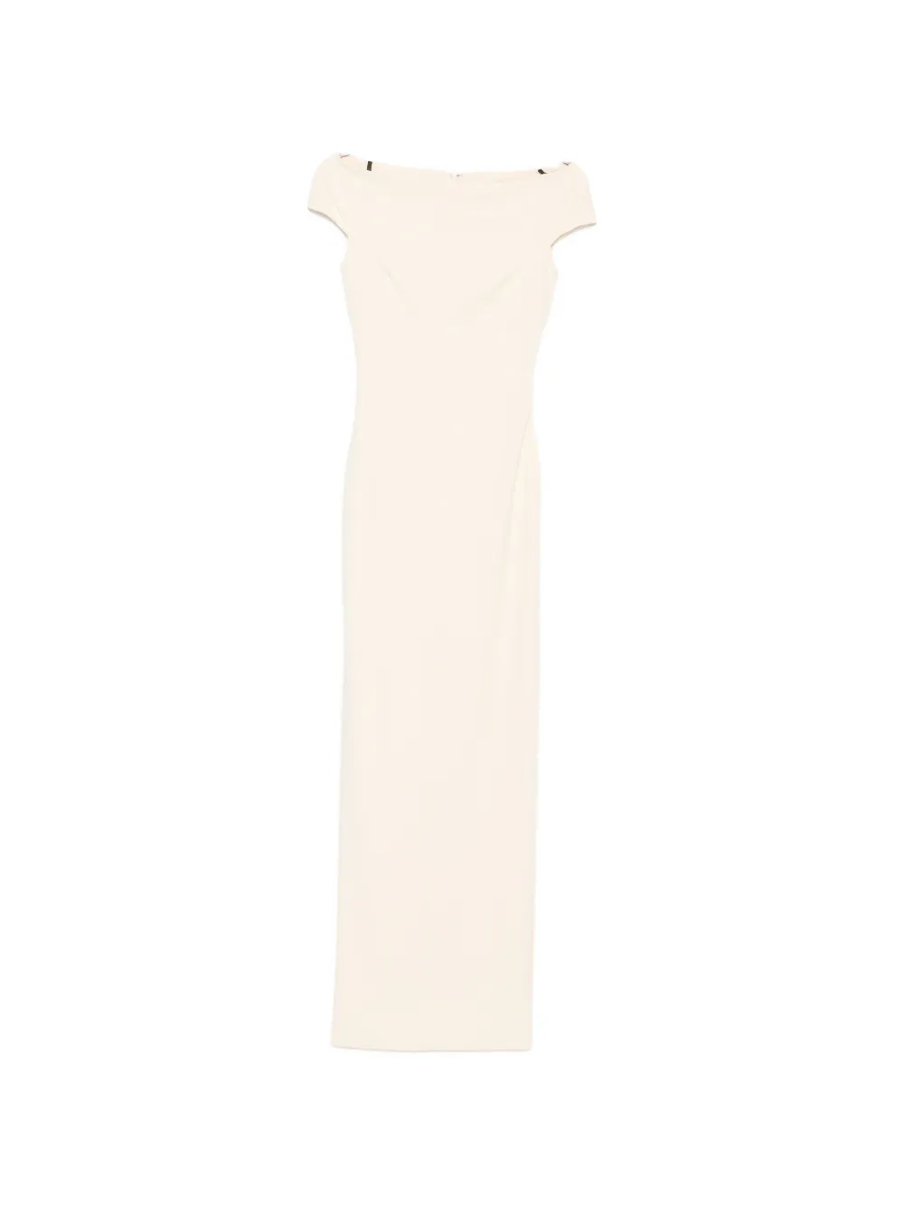 Solace London Kyra off-the-shoulder maxi dress - Toni neutri
