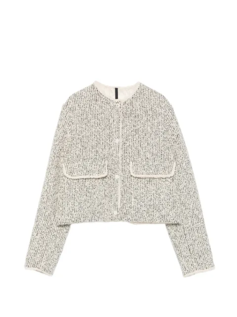 Moncler tweed quilted jacket