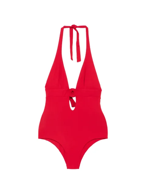 Fisico cut-out halterneck swimsuit