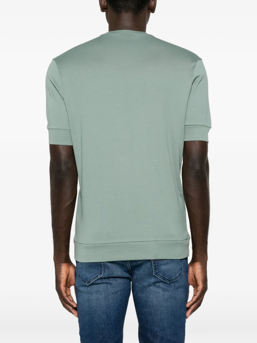 Stefan Brandt T-shirt met ronde hals Groen