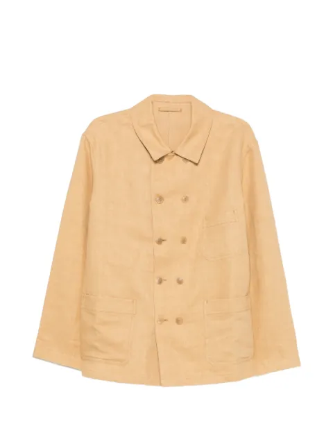 Fortela double-breasted linen jacket