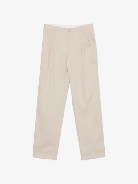 Manuel Ritz pleated-detail straight-leg trousers