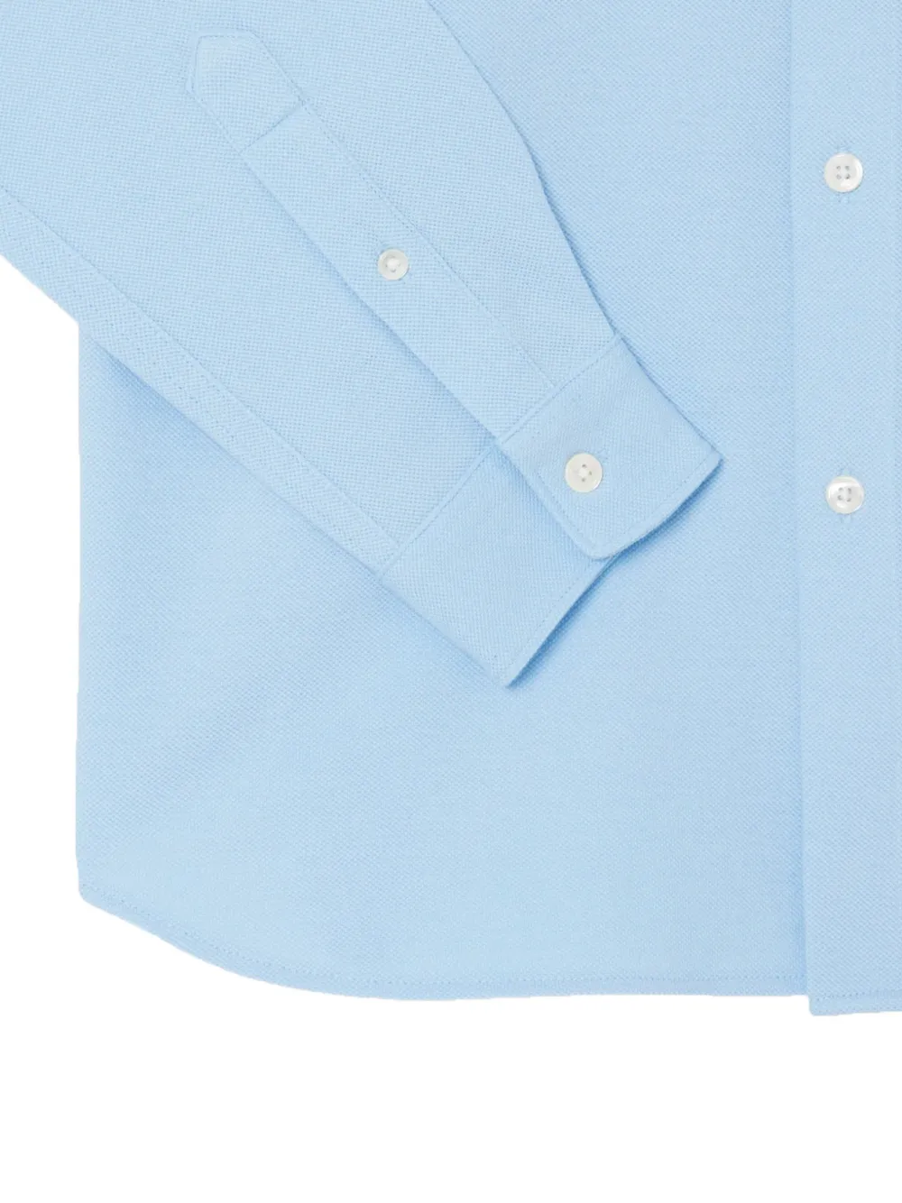 Lacoste overhemd met logopatch Blauw