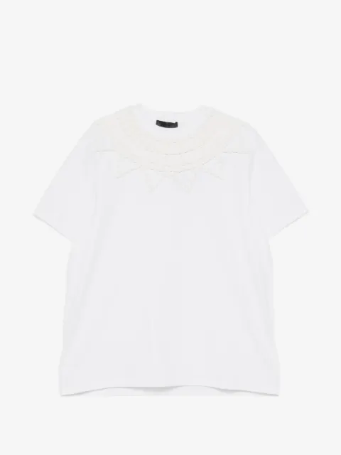 RAXXY quilted-detail T-shirt