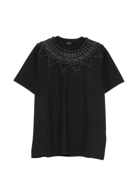 RAXXY quilted-detail T-shirt