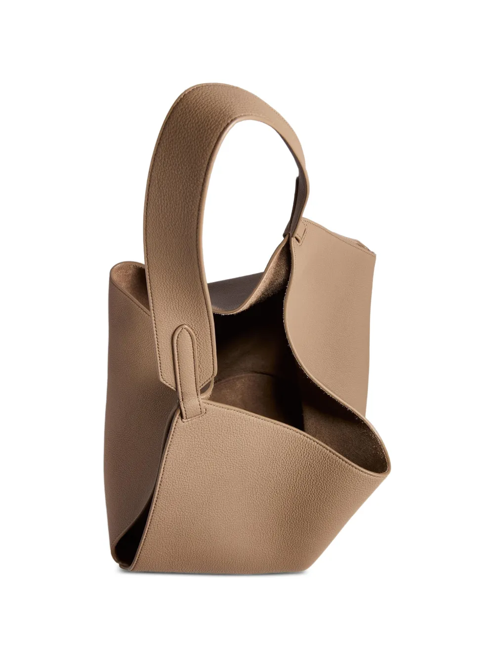 KHAITE Lotus kleine shopper Beige