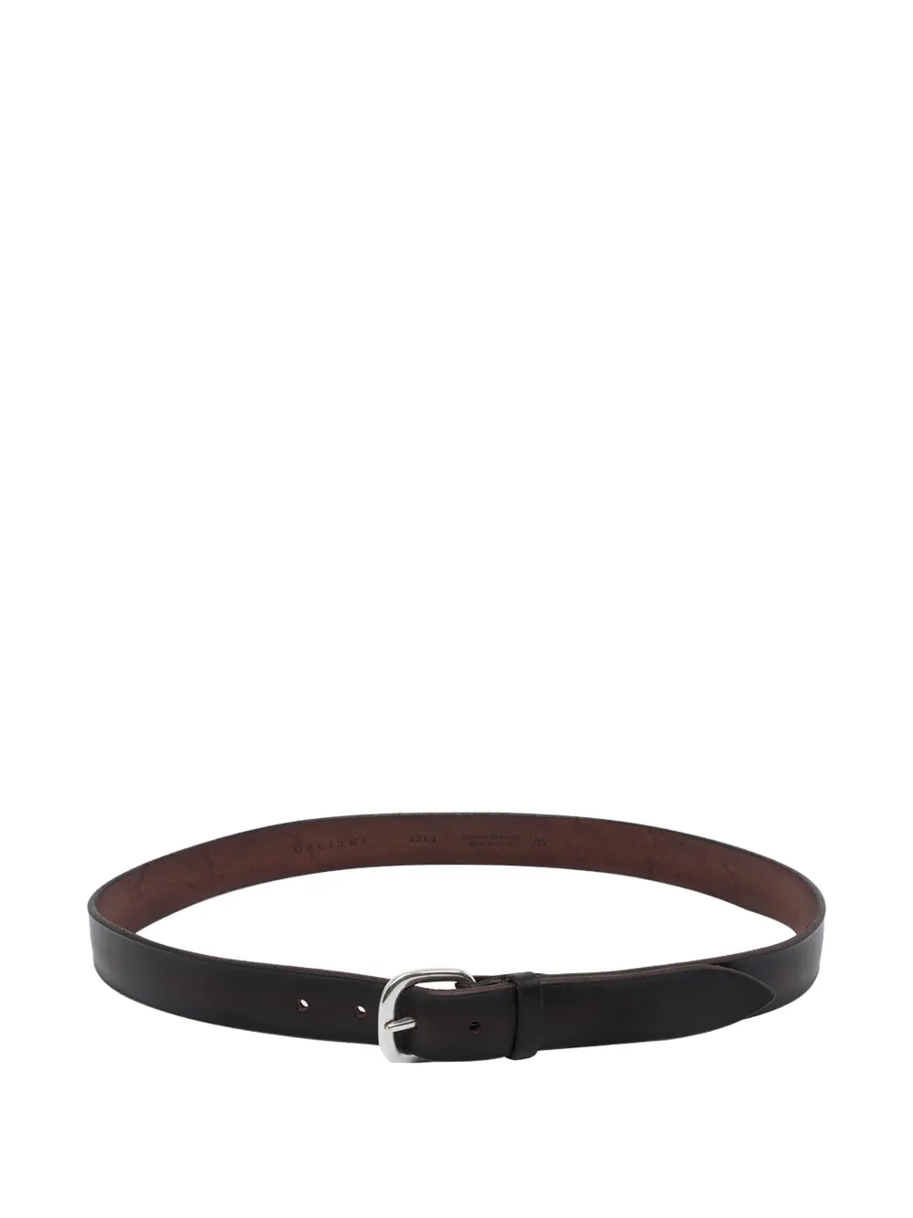 Orciani Bull soft-leather belt - Marrone