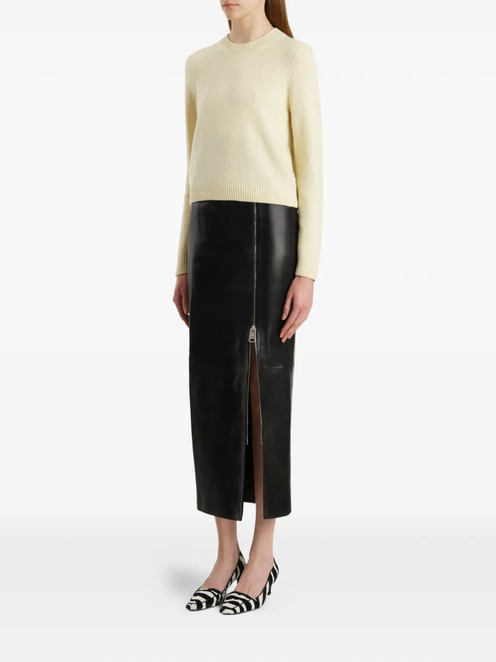 Khaite Pull Leta - Jaune 