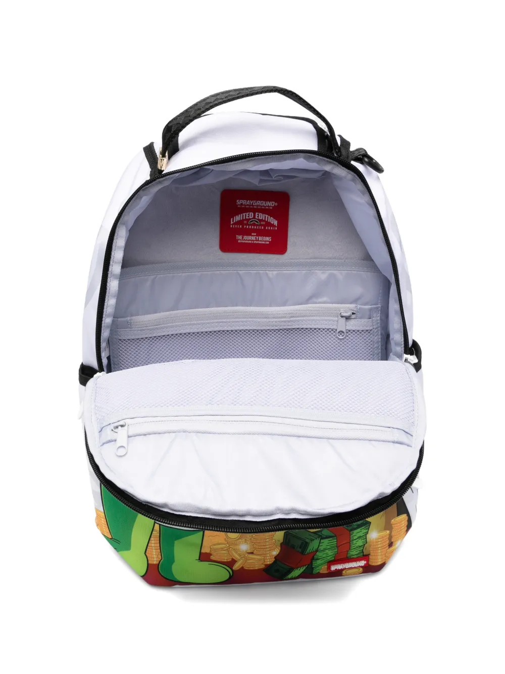 Sprayground Kid Zip-fastening Backpack In White
