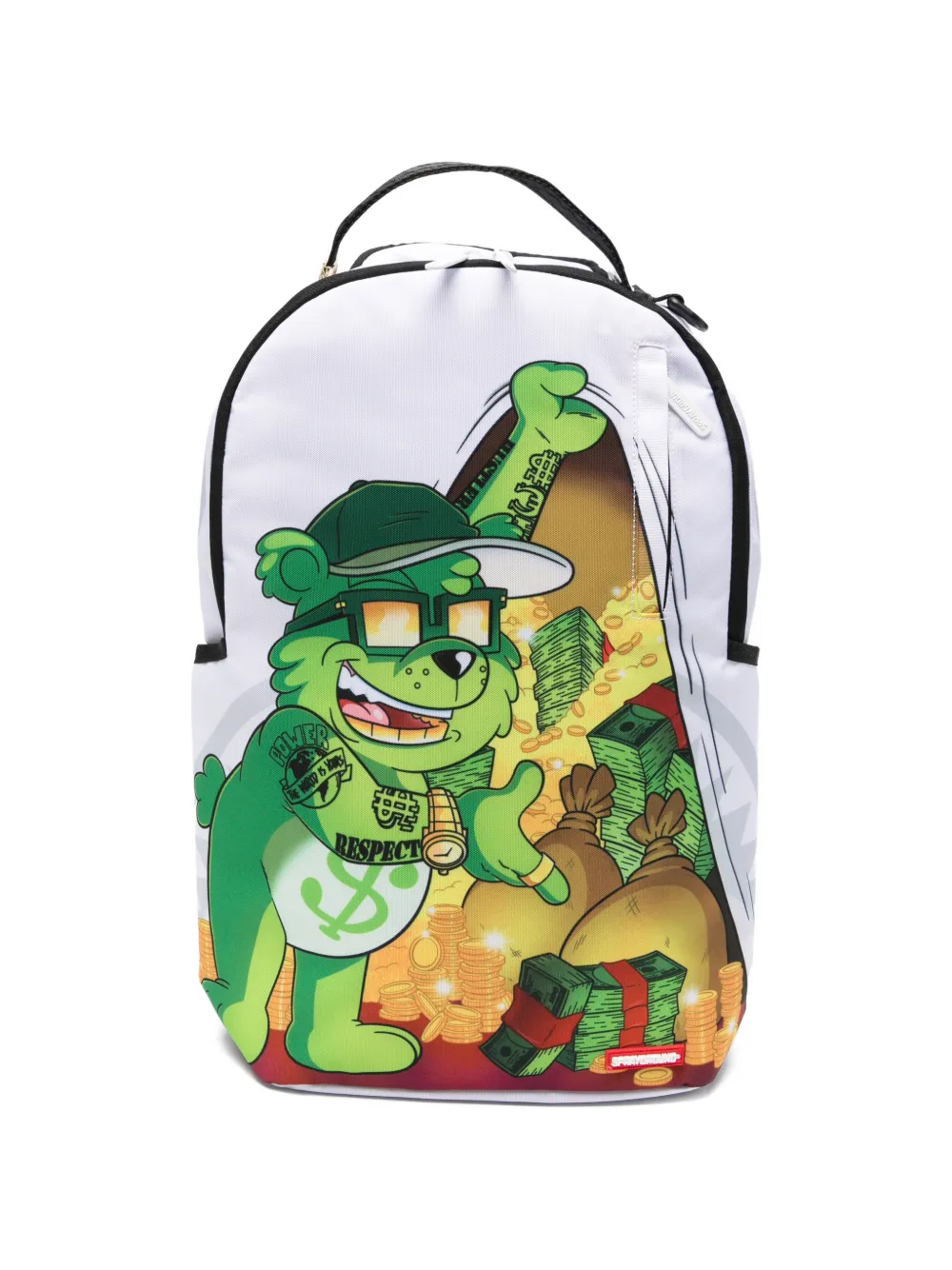 sprayground kid zip-fastening backpack - Bianco