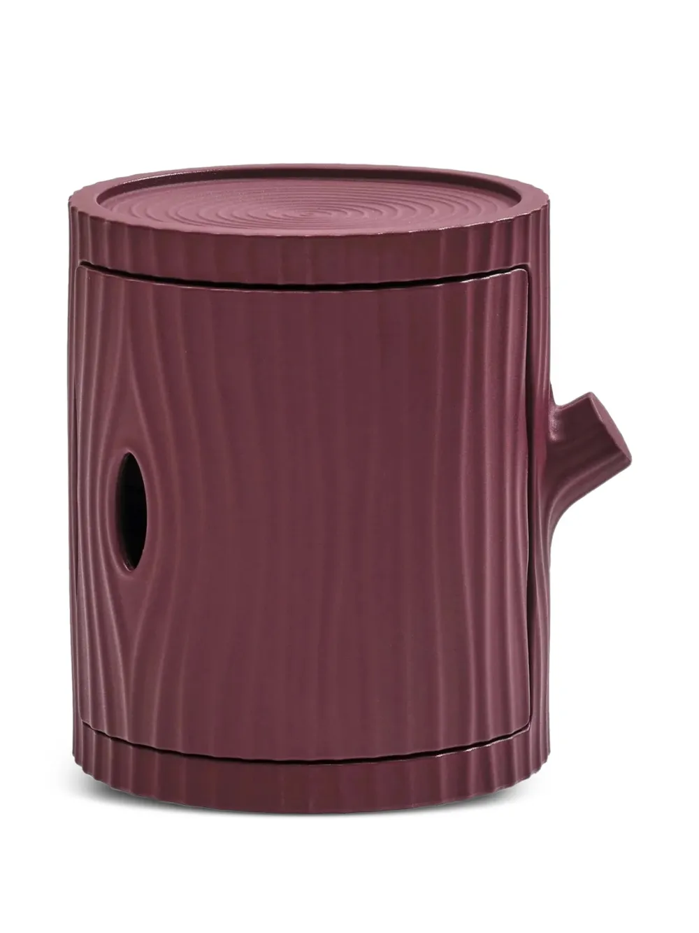 Qeeboo wood-effect tree-trunk cabinet - Rosa