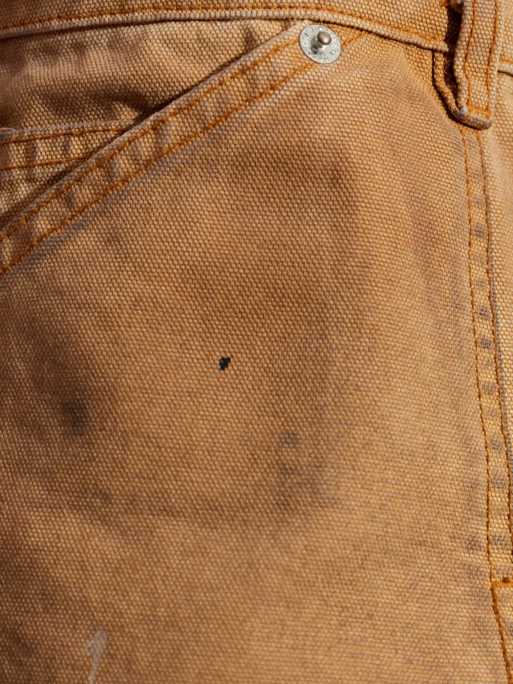 GALLERY DEPT. Branko shorts met verfspatten Bruin
