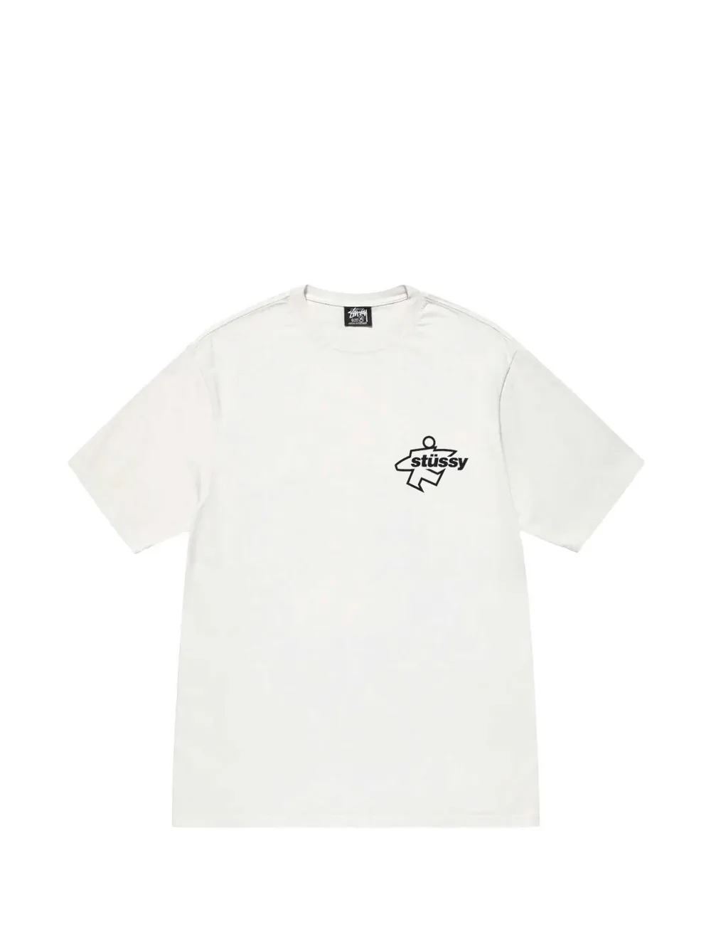 Stüssy logo-print jersey T-shirt - Bianco