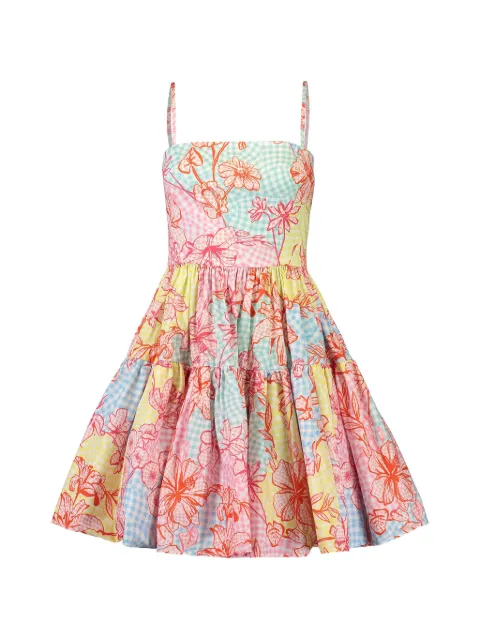 Mary Katrantzou 마고 플로럴 프린트 미니 드레스