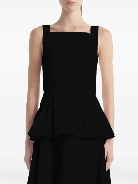 Adam Lippes Soleil peplum blouse