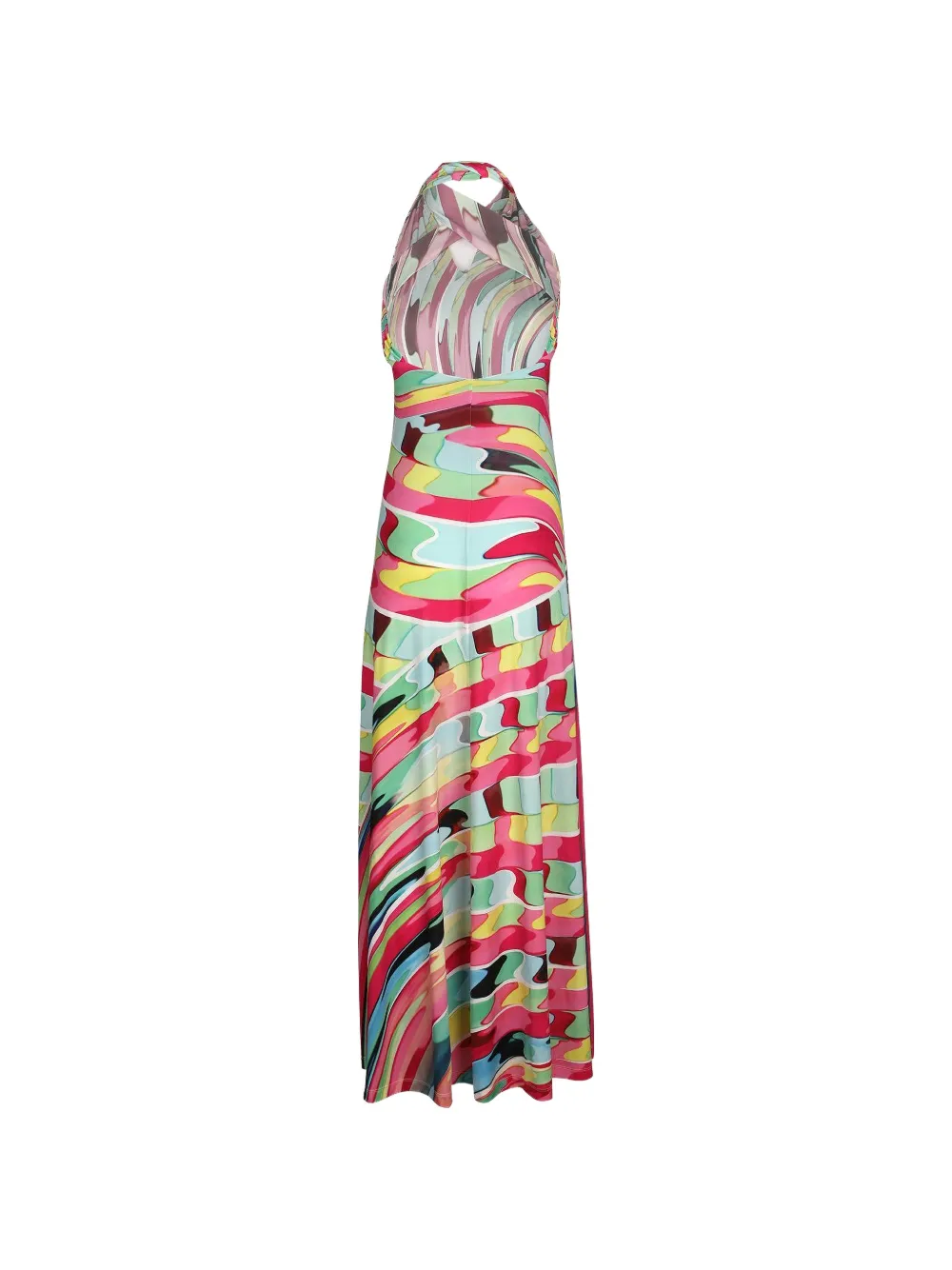 Mary Katrantzou Dionne Geometric-print Maxi Dress in Pink, view 4