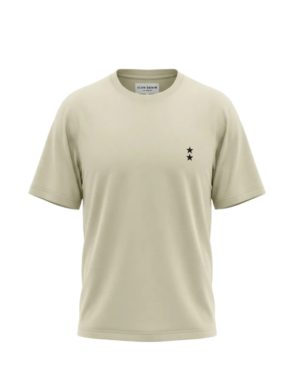 ICON DENIM Sammy star-print T-shirt - Toni neutri