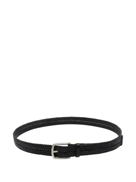 Orciani Plug braided leather belt