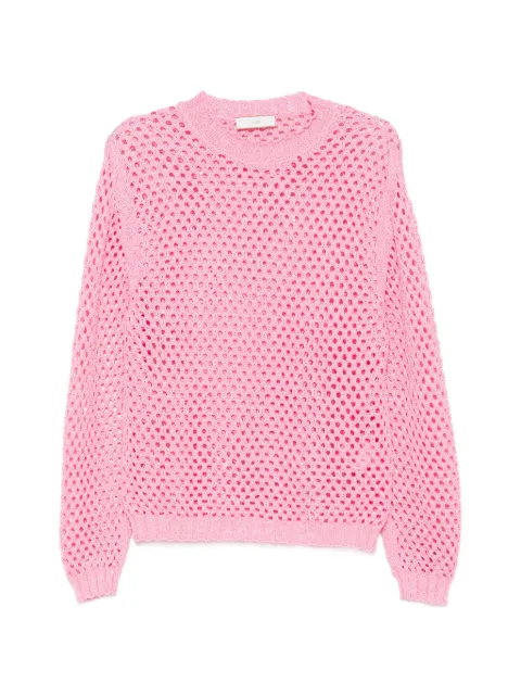 Akep sequin-embellished open-knit sweater