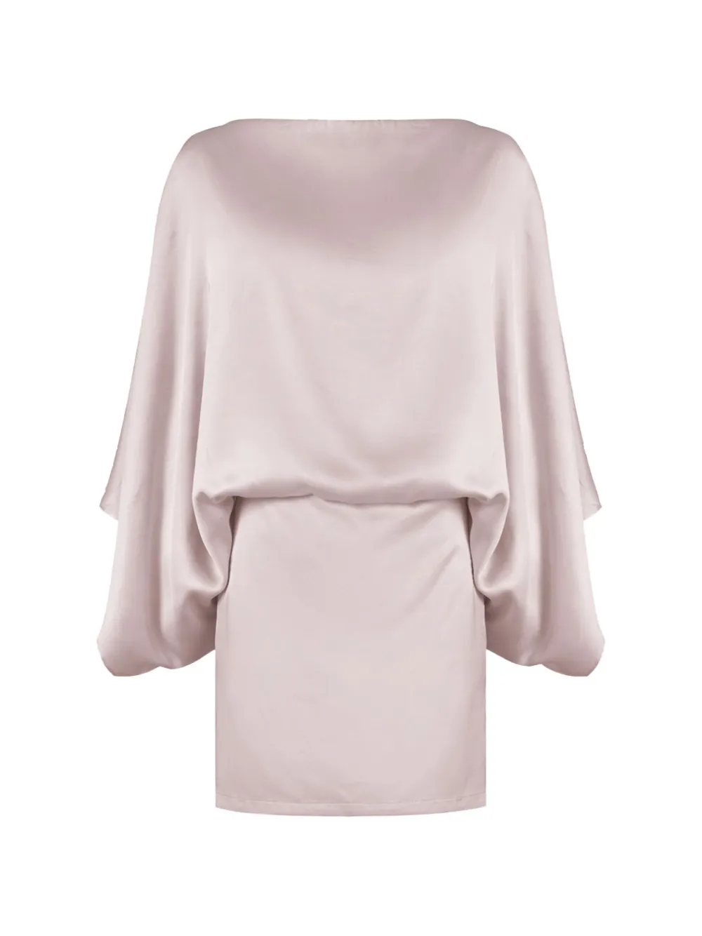 Nineminutes The Macha draped-back mini dress - Rosa