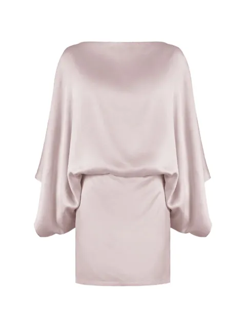 Nineminutes The Macha draped-back mini dress