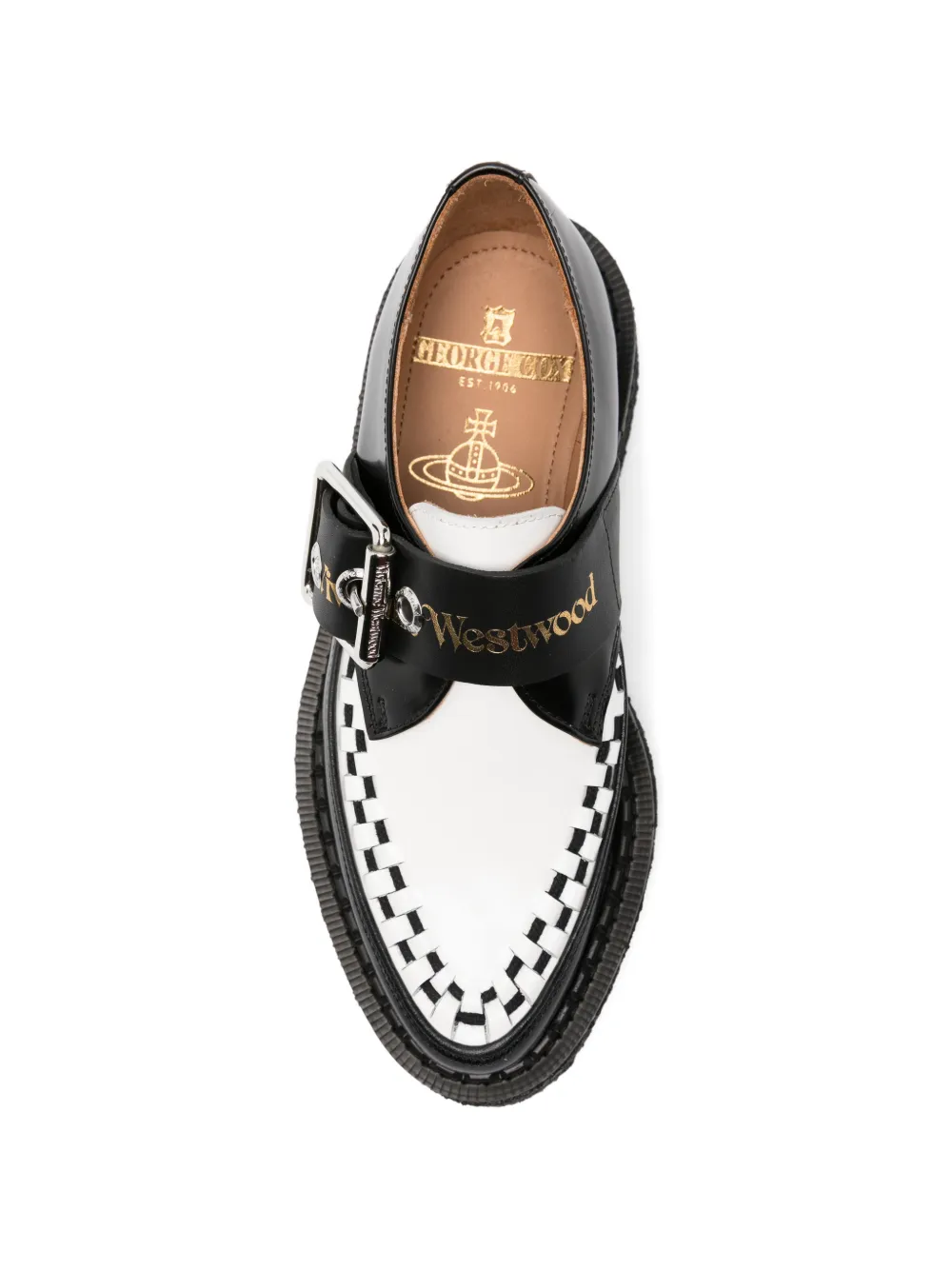 Vivienne Westwood x George Cox pointed-toe creeper shoes Zwart