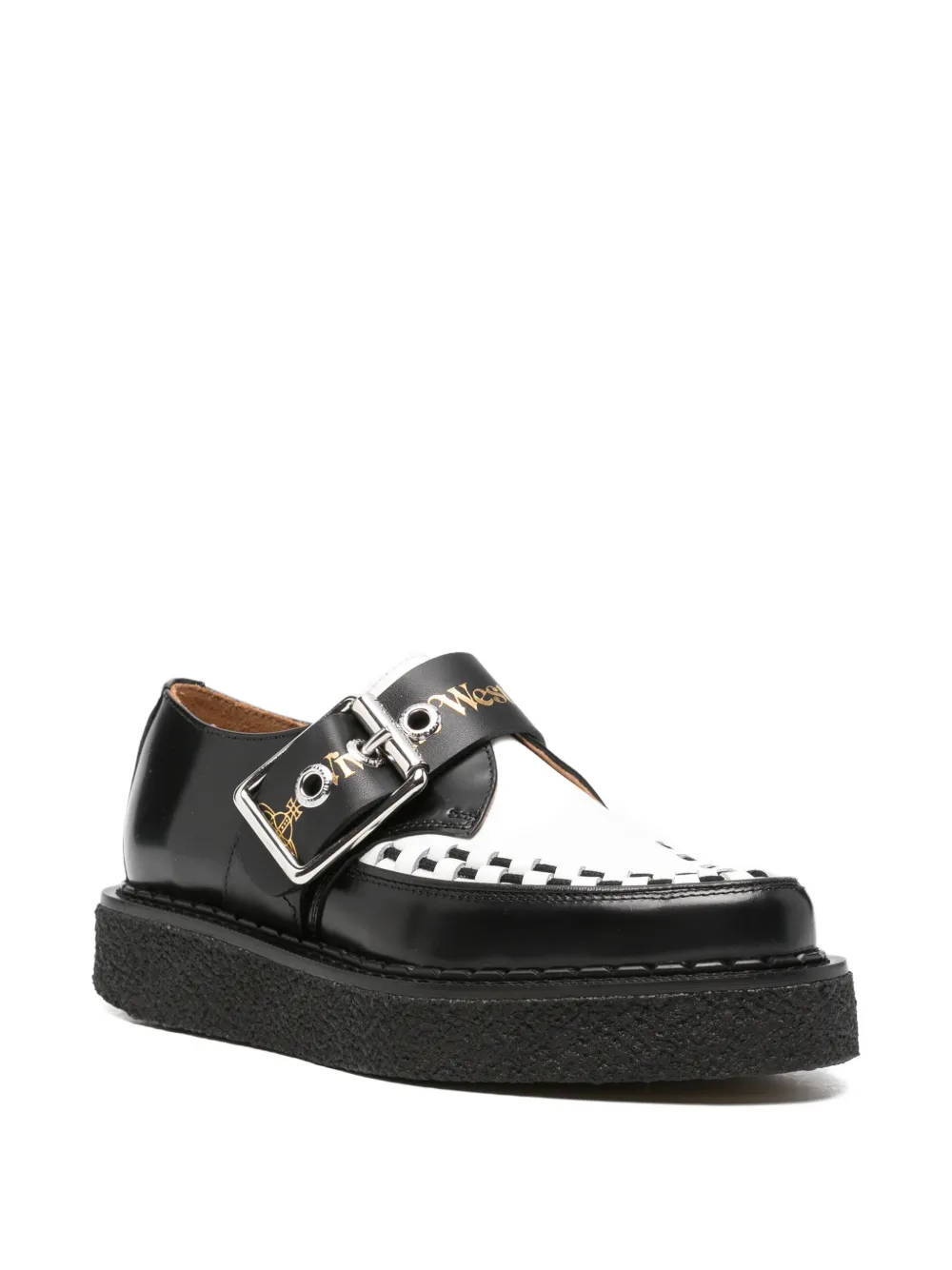 Vivienne Westwood x George Cox pointed-toe creeper shoes Zwart