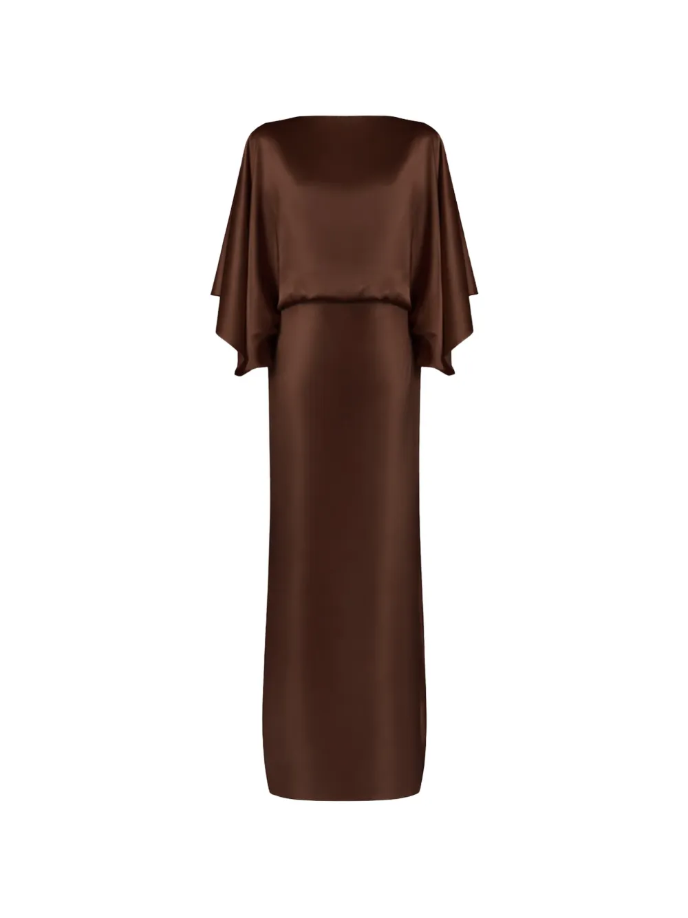 Nineminutes The Macha cowl-back dress - Marrone