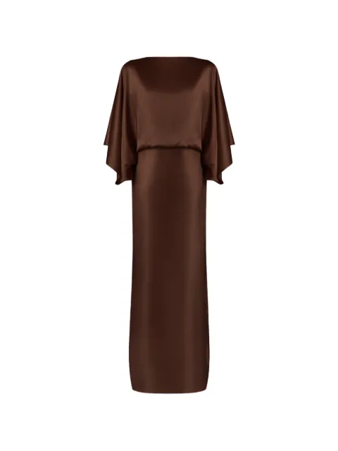 Nineminutes The Macha cowl-back dress