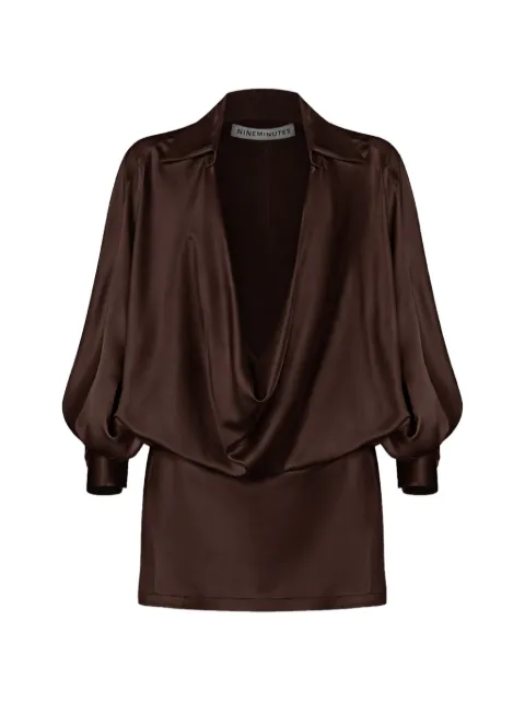 Nineminutes The Mona draped mini dress