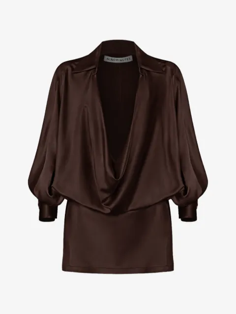 Nineminutes The Mona draped mini dress