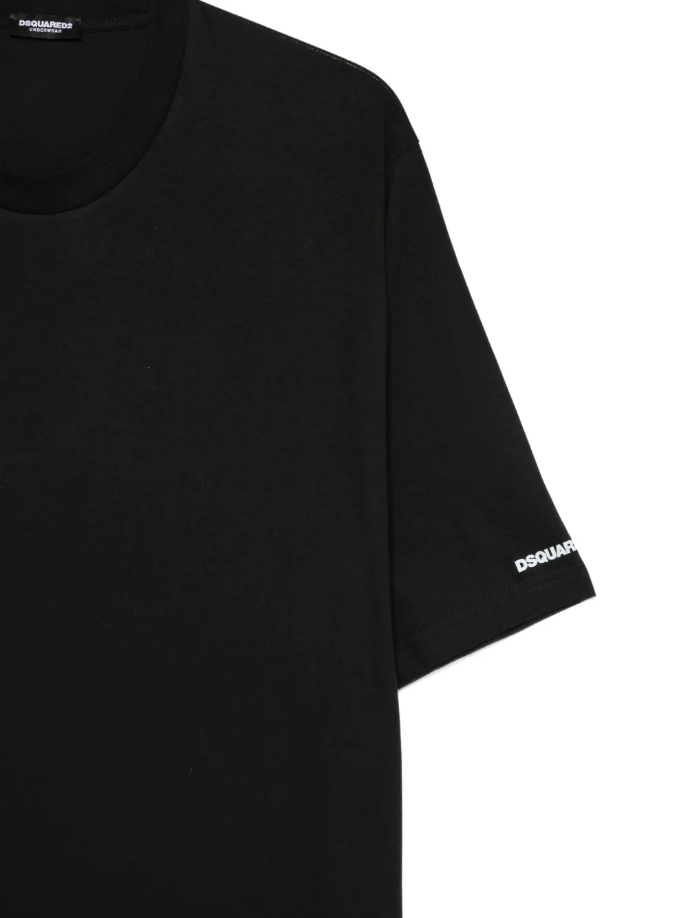 DSQUARED2 T-shirt met logoprint Zwart