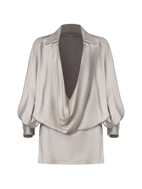 Nineminutes The Mona draped mini dress