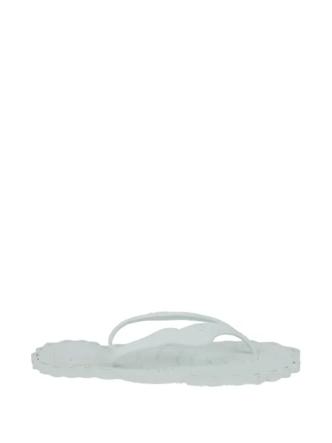 ZIMMERMANN scalloped-edge embossed flip-flops