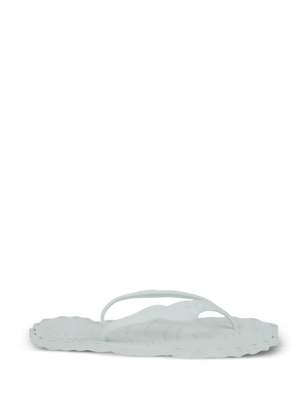 ZIMMERMANN scalloped-edge embossed flip-flops - Blau