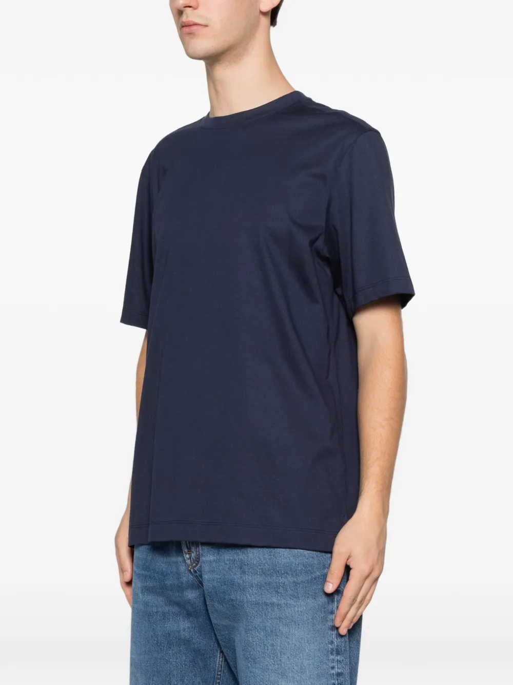 Zegna T-shirt met ronde hals Blauw
