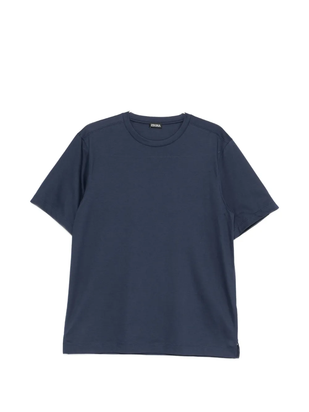 Zegna crew-neck short-sleeve T-shirt - Blau