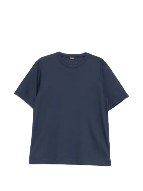 Zegna 크루넥 반소매 티셔츠
