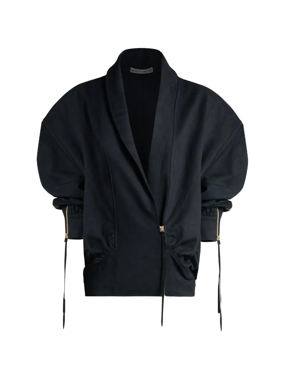 Nineminutes Virgo oversized jacket - Schwarz