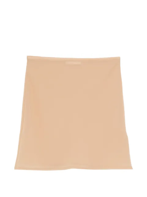 Akep semi-sheer mini skirt