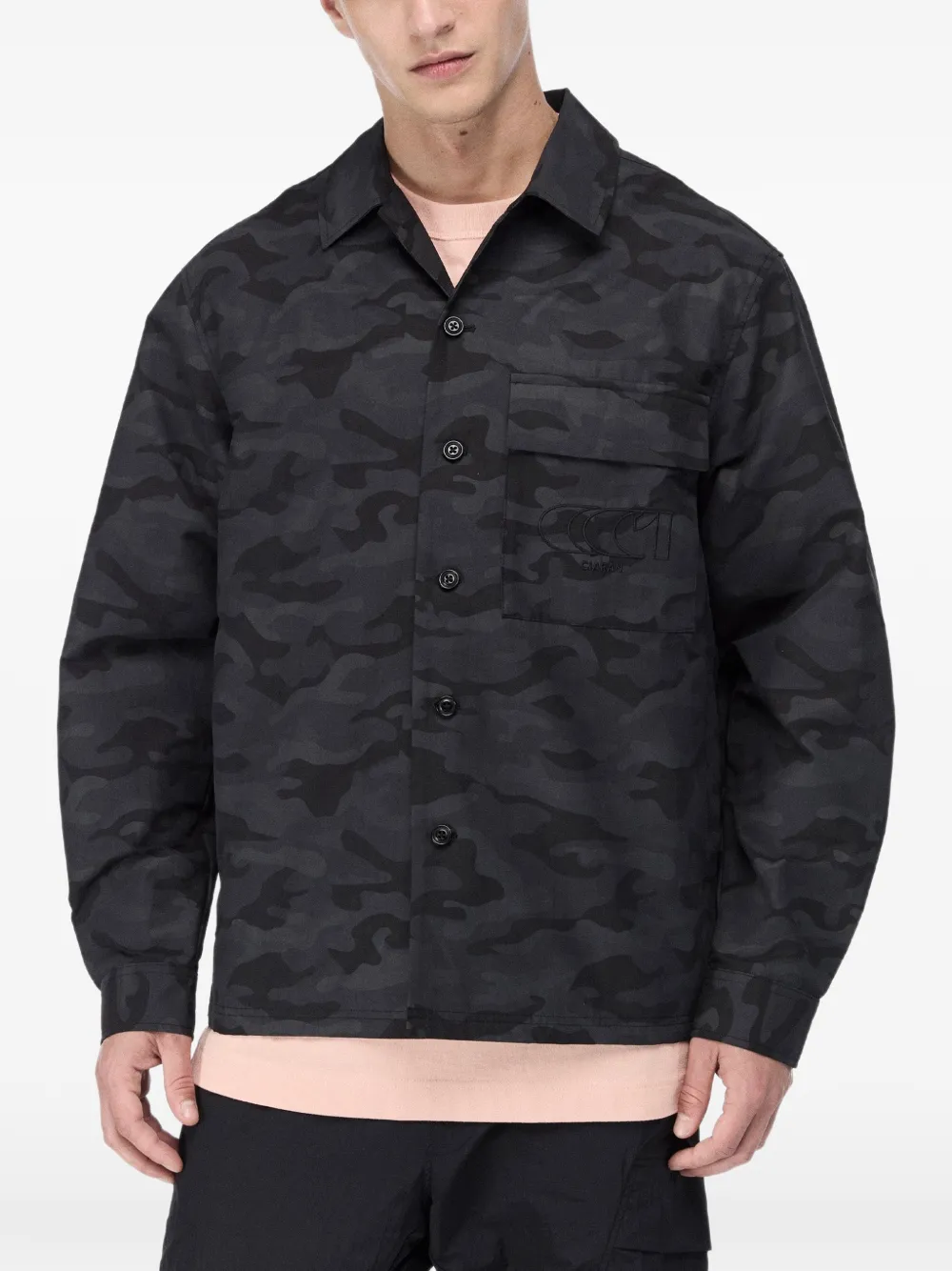 CIARAN CC1 Street Camo shirtjack Zwart