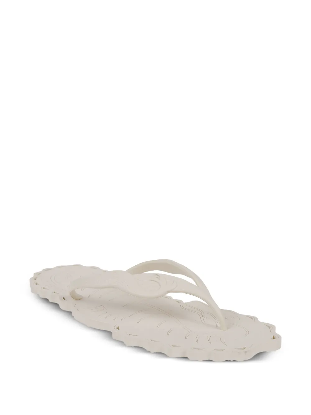 ZIMMERMANN Teenslippers met gewelfde rand Beige