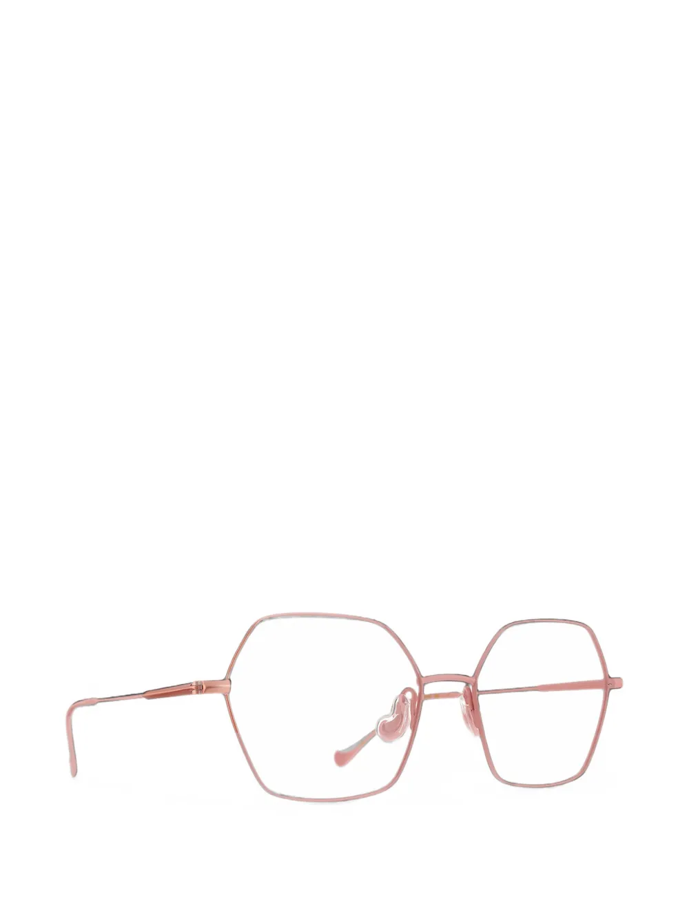 Caroline Abram Viky geometric-frame glasses - Rosa