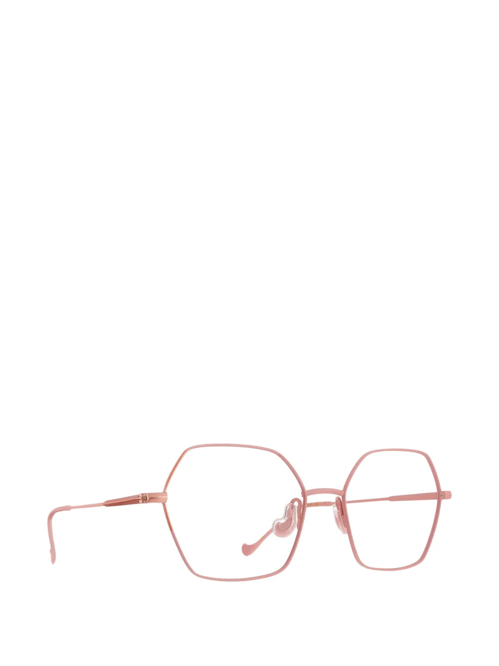 Caroline Abram Viky geometric-frame glasses - Rosa
