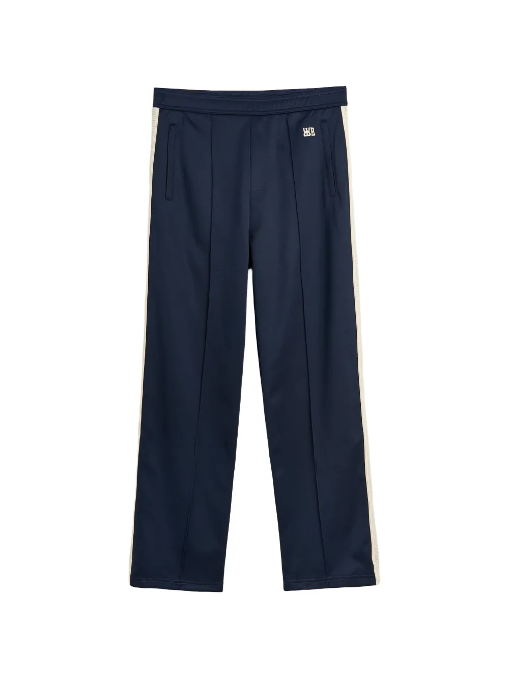 Wales Bonner Motion side-stripe track pants - Blau