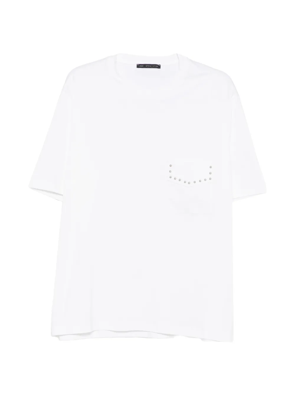 Low Brand studded-embellishment T-shirt - Bianco