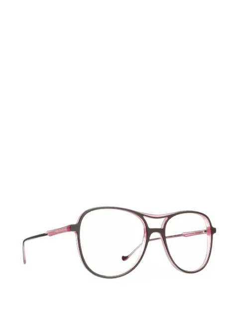Caroline Abram Nafi pilot-frame glasses