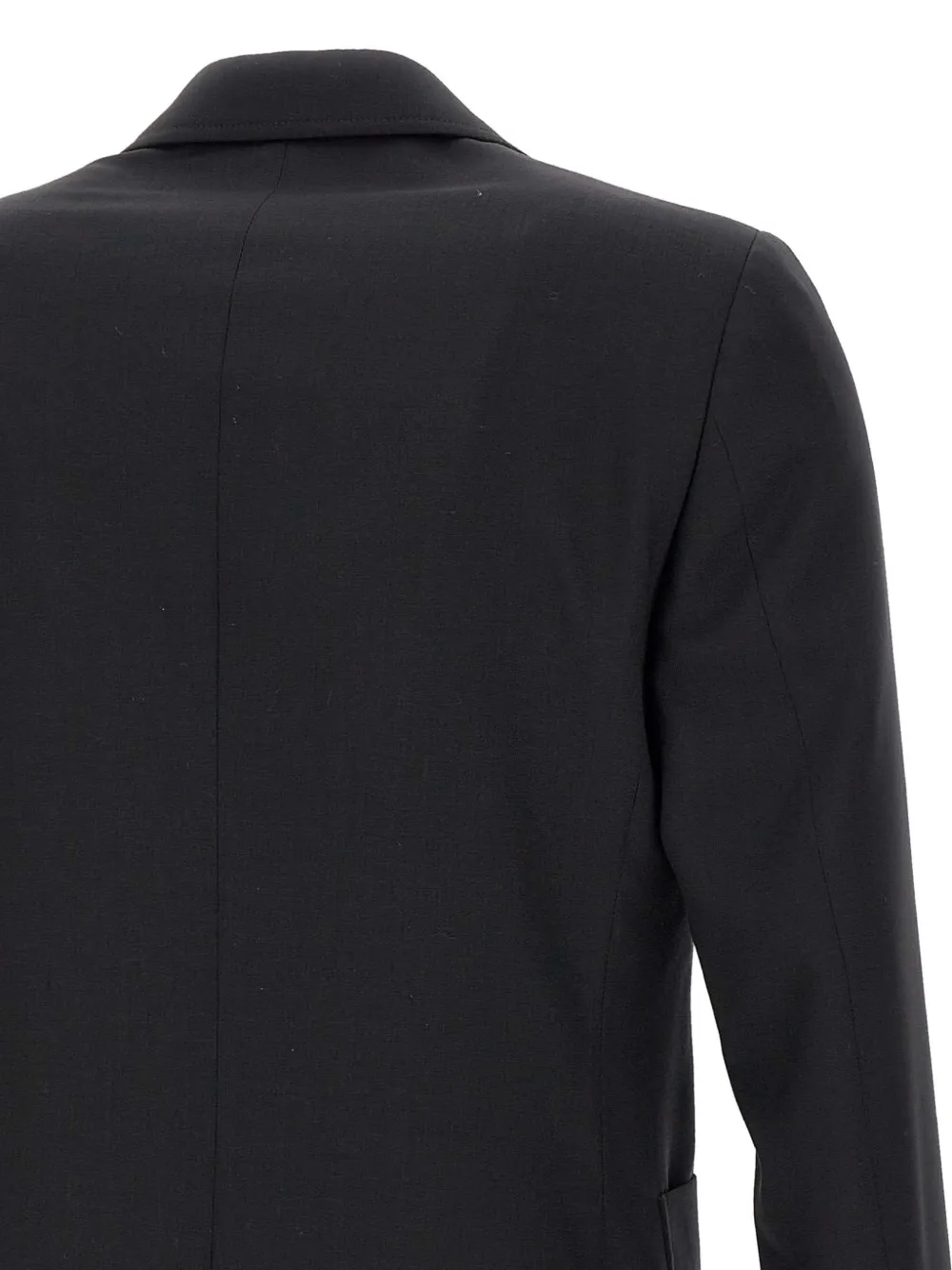 Lardini Wollen blazer met puntige revers Zwart