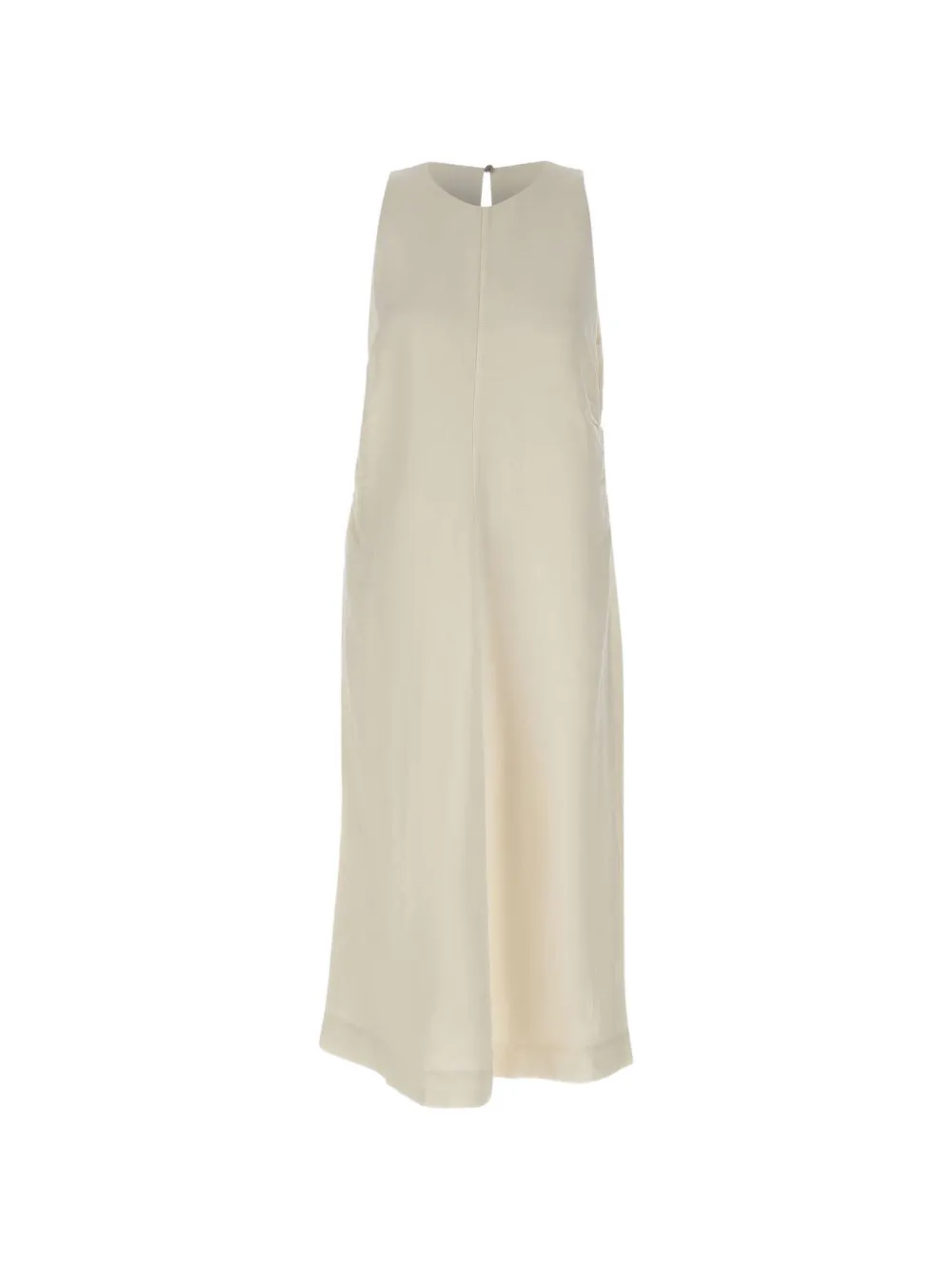 BOSS C-Delinna flared dress - Toni neutri