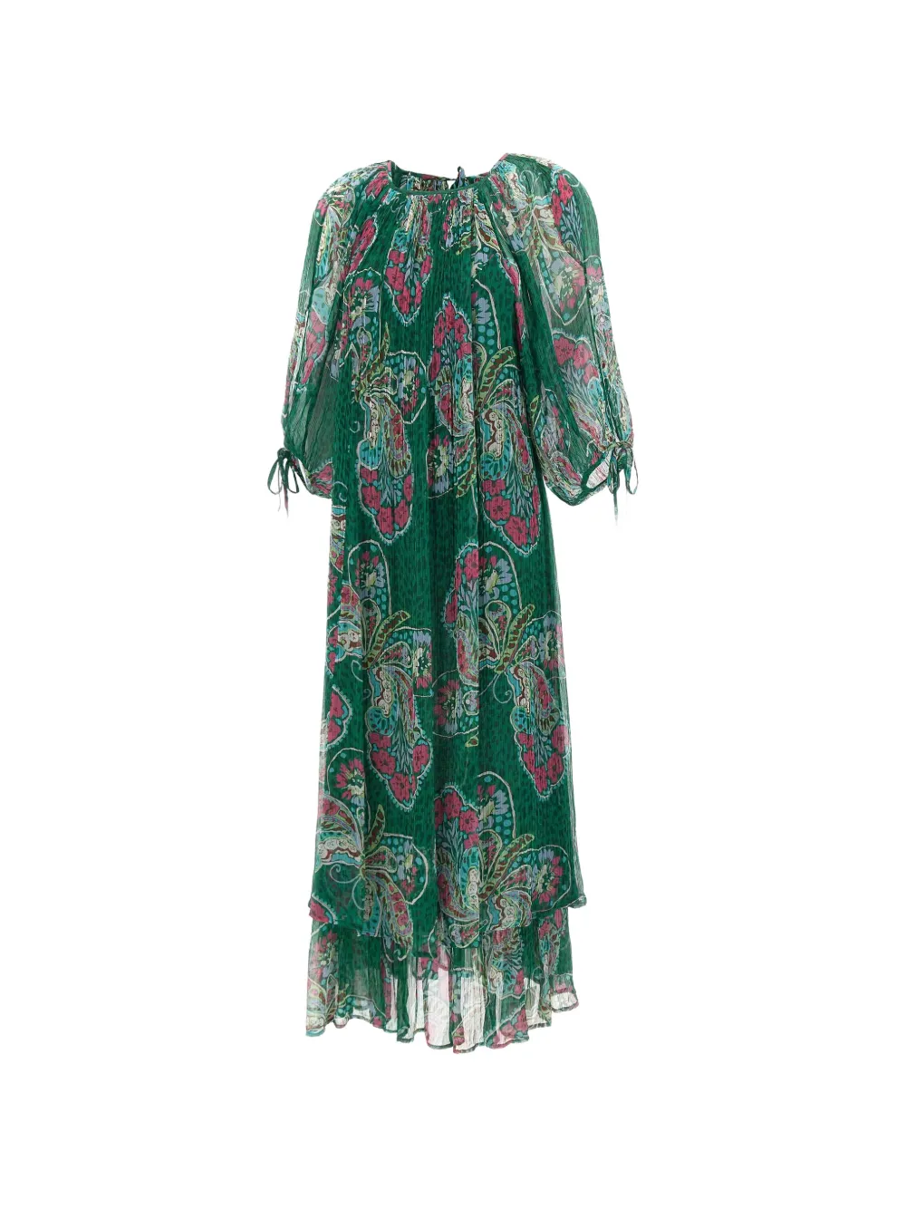 Rixo Hayden jurk met bloemenprint Groen